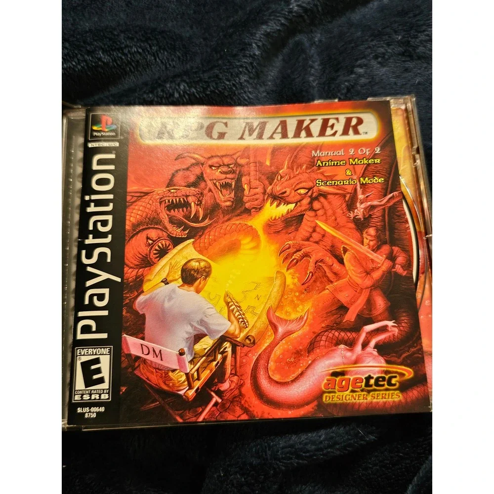 RPG Maker Sony PlayStation 1 PS1 2000 Agetec Designer Series SLUS-00640 NTSC U/C